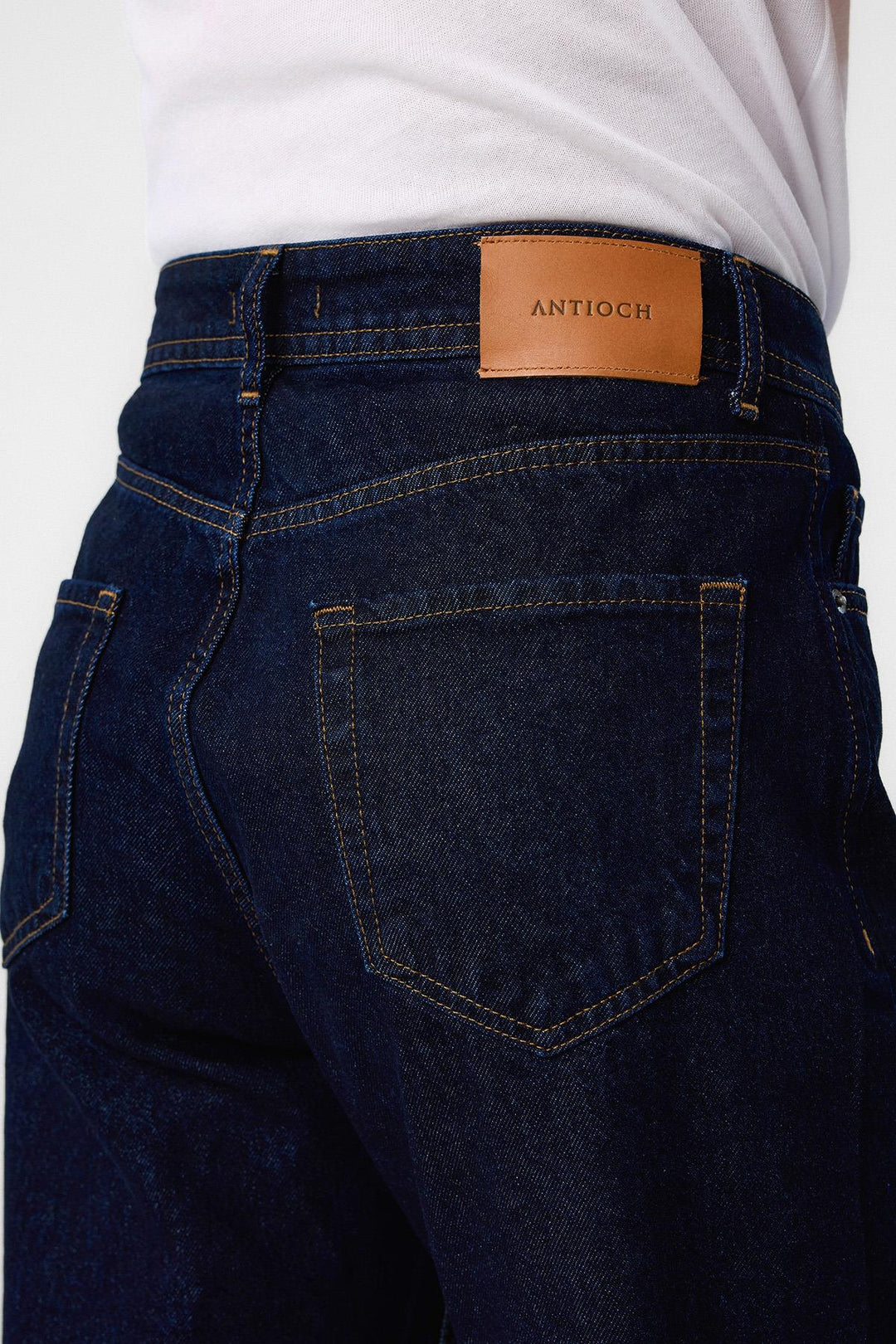 ANT Antioch Village Blue High Waist Regular Fit Men's Jeans - Burnsville