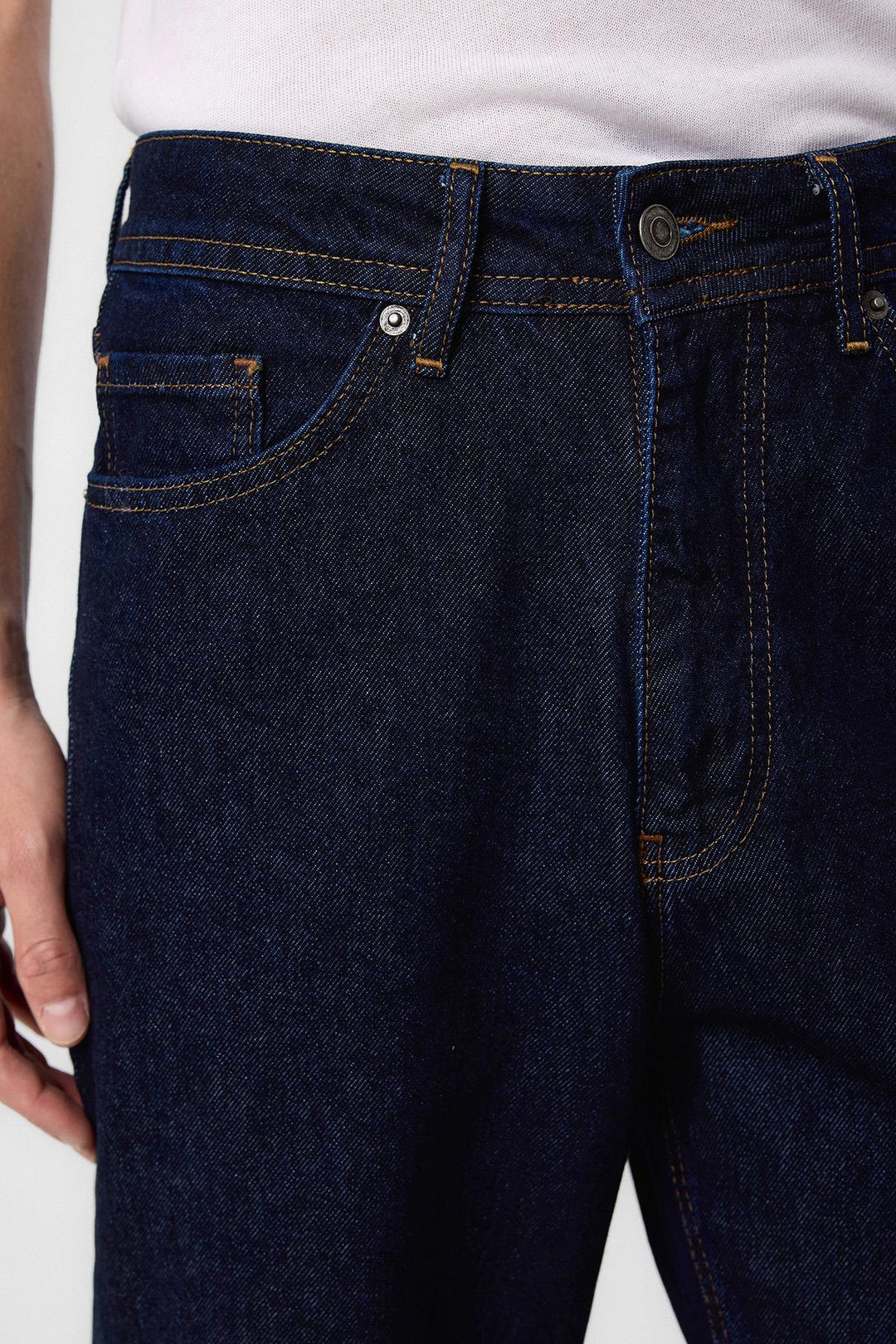 ANT Antioch Village Blue High Waist Regular Fit Men's Jeans - Burnsville