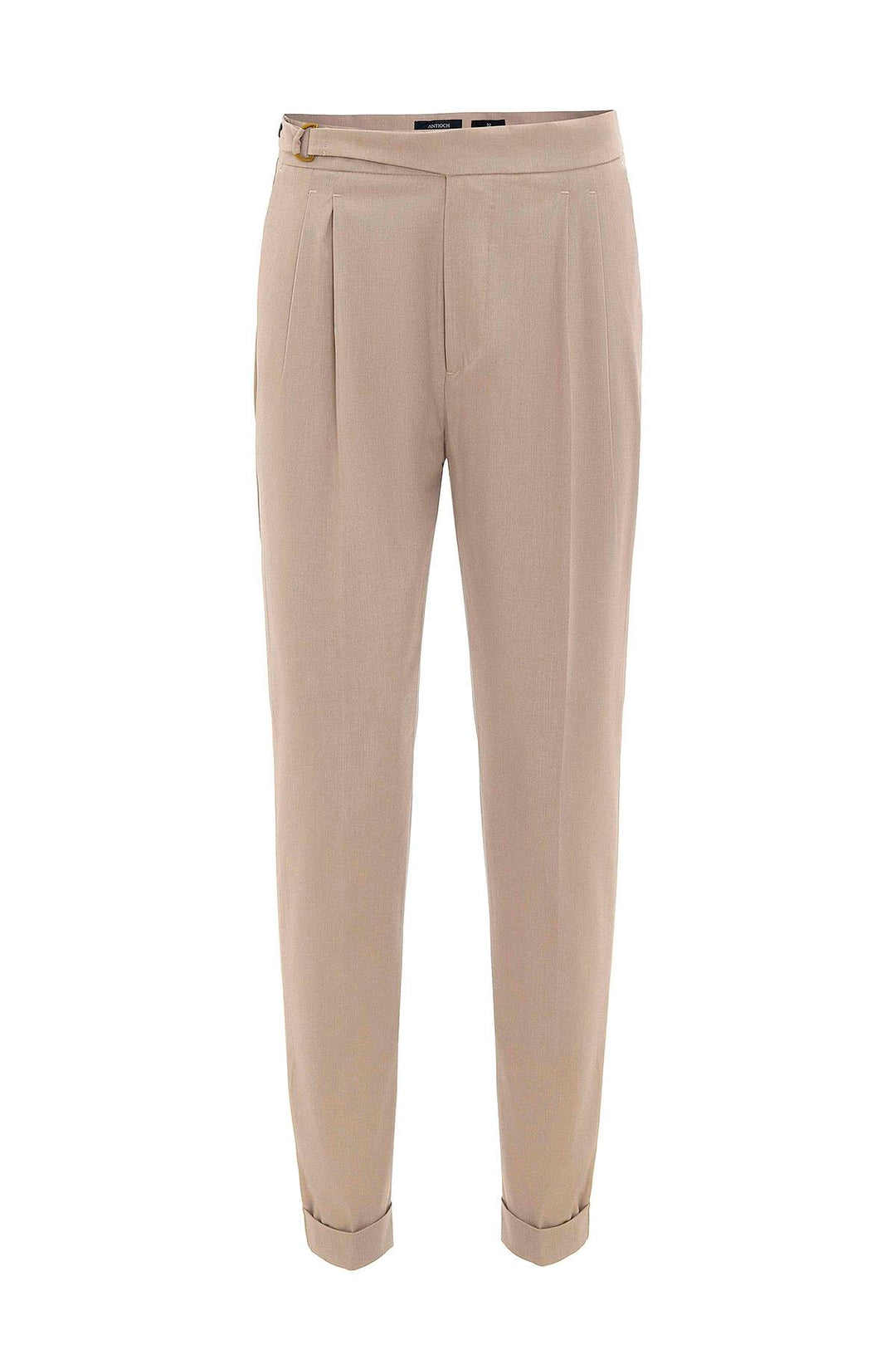 ANT Antioch Village Stone High Waist Buckle Closure Pleated Men's Pants - Norwalk