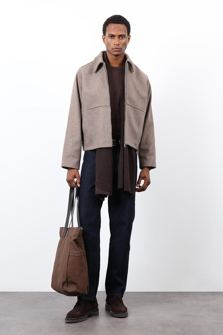 ANT Antioch Village Men's Regular Fit Textured Jacket - Bellevue