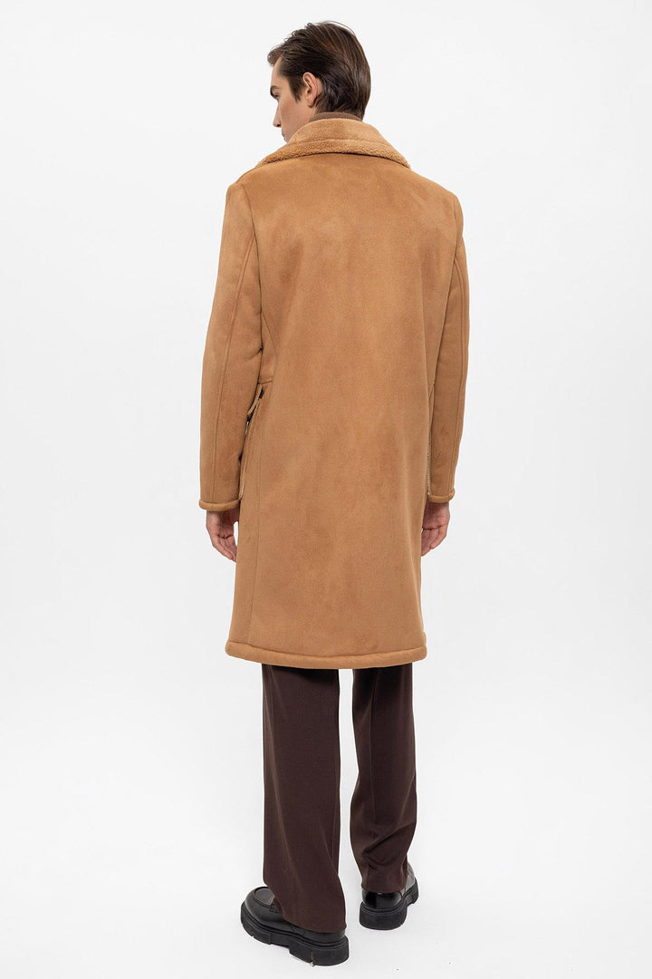 ANT Double Breasted Closure Lining Detailed Men's Coat - Dearborn