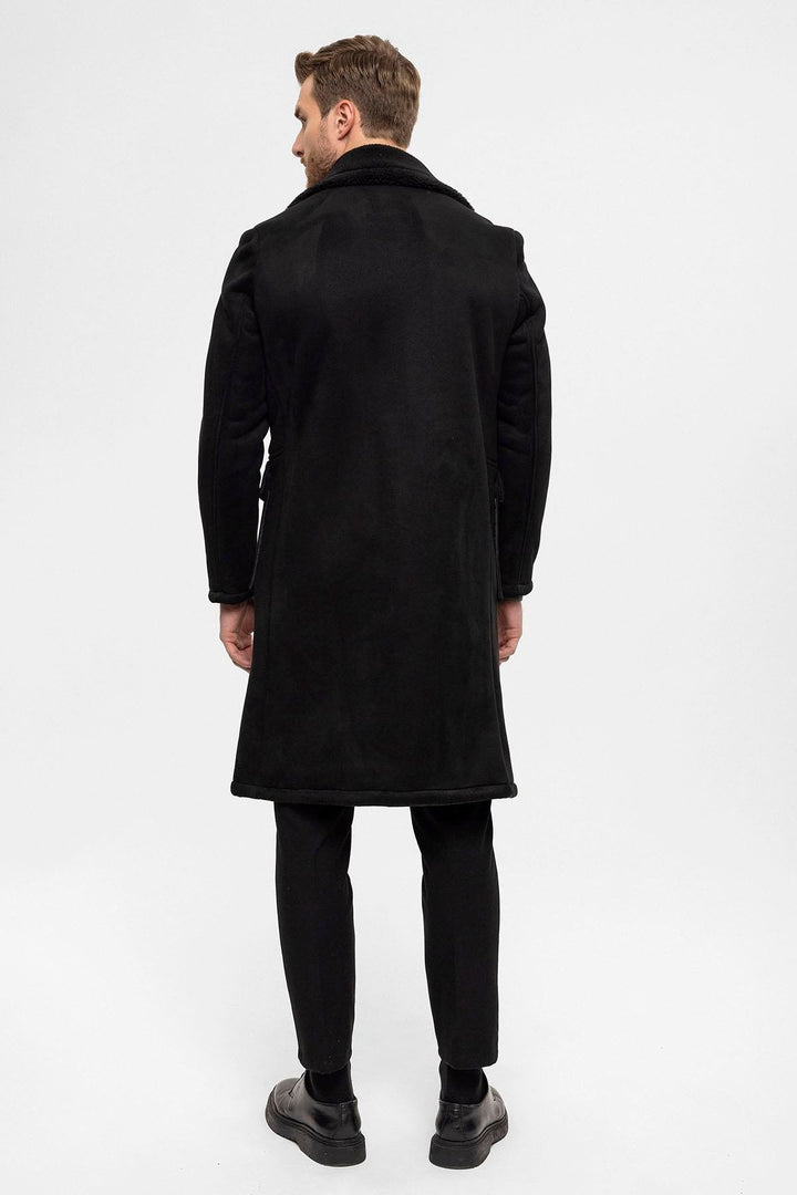 ANT Double Breasted Closure Lining Detailed Men's Coat - Goes