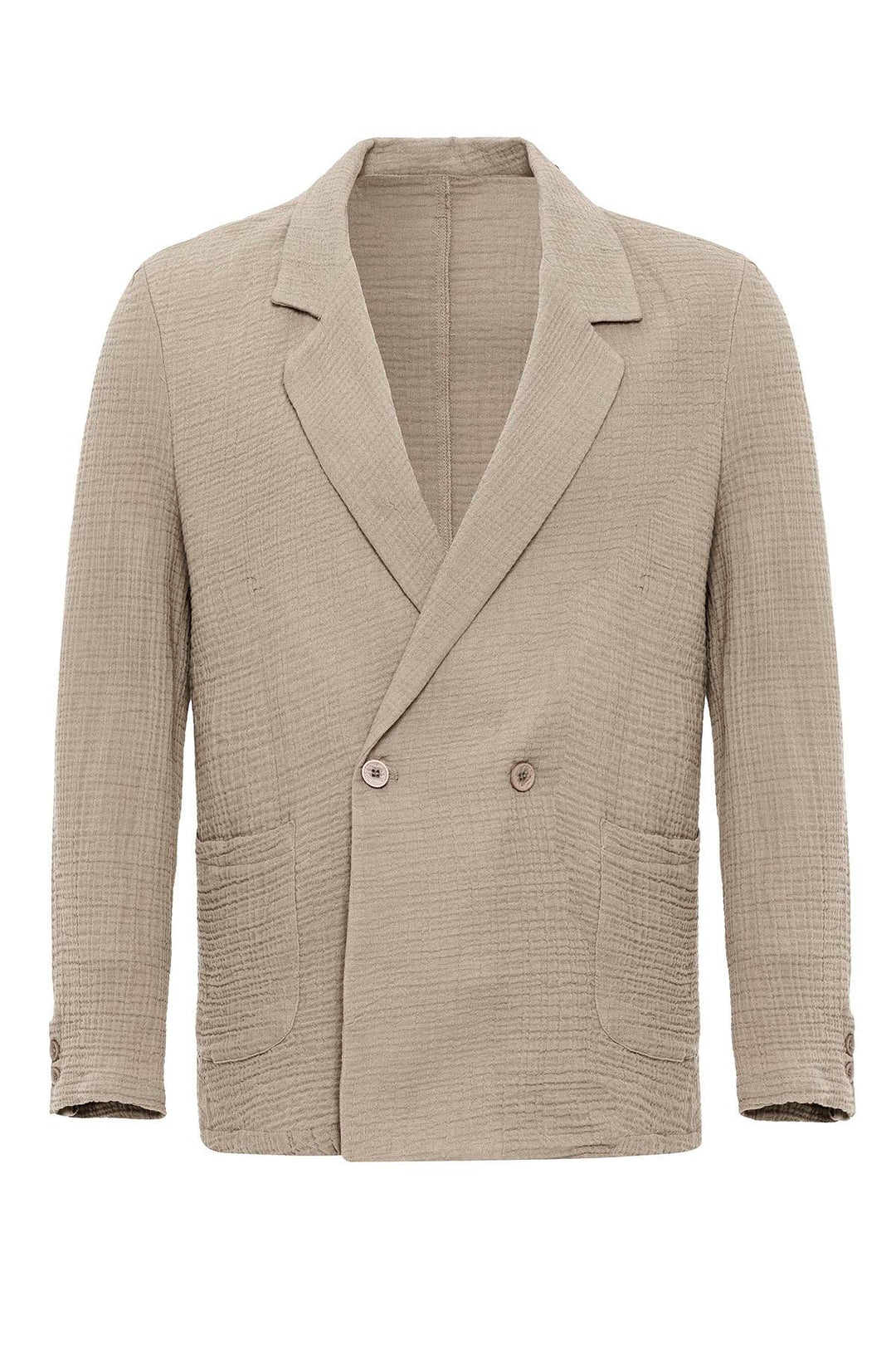 ANT Double-Breasted Unlined Men's Blazer Jacket - Golden Glades