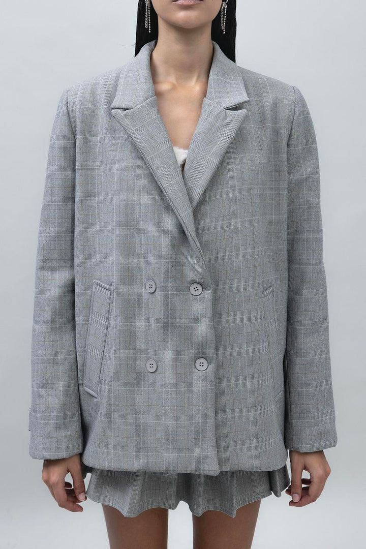 BSL Women Double-breasted Blazer Jacket - Ede