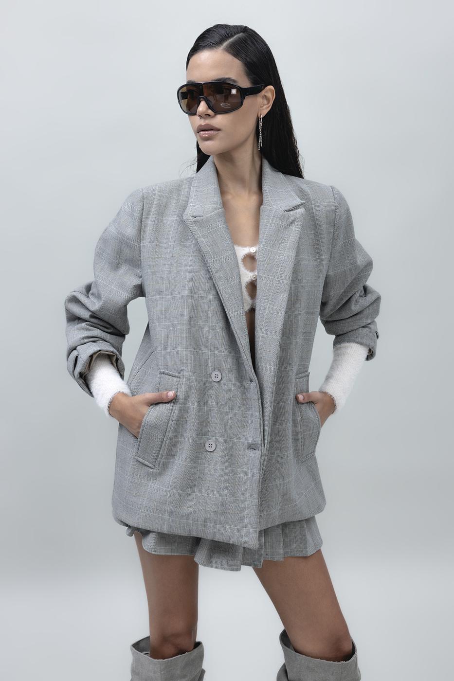 BSL Women Double-breasted Blazer Jacket - Ede