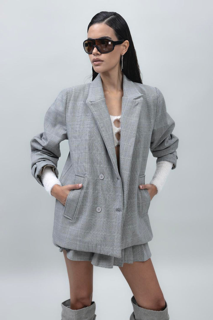 BSL Women Double-breasted Blazer Jacket - Ede