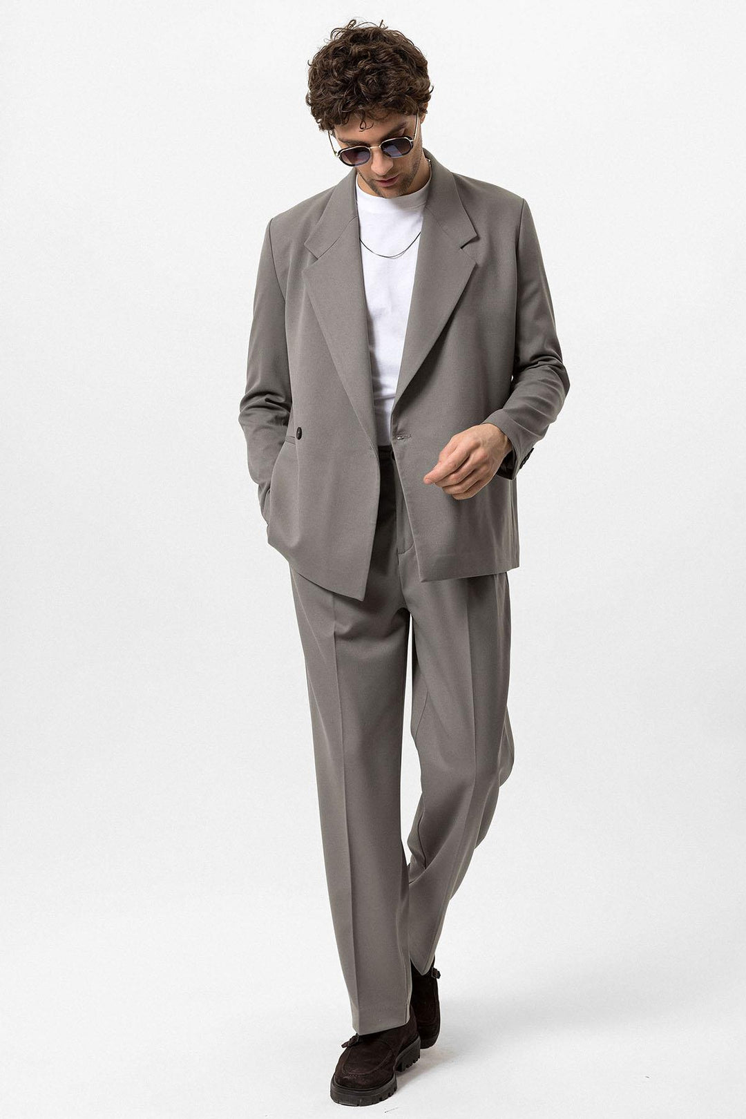 ANT Double-Breasted Men's Blazer Jacket with Flap Pocket - Badalona