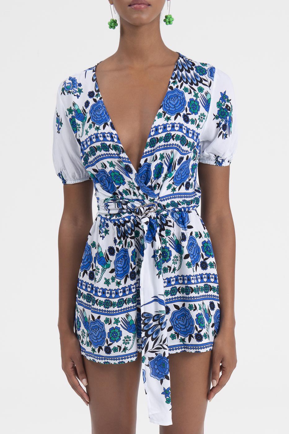 BSL Women Double-breasted  Romper - Chambéry
