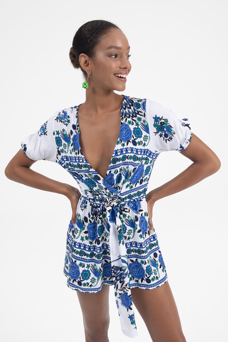 BSL Women Double-breasted  Romper - Chambéry