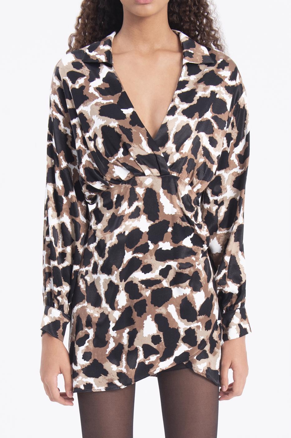 BSL Women Double breasted satin mini dress - Melbourne