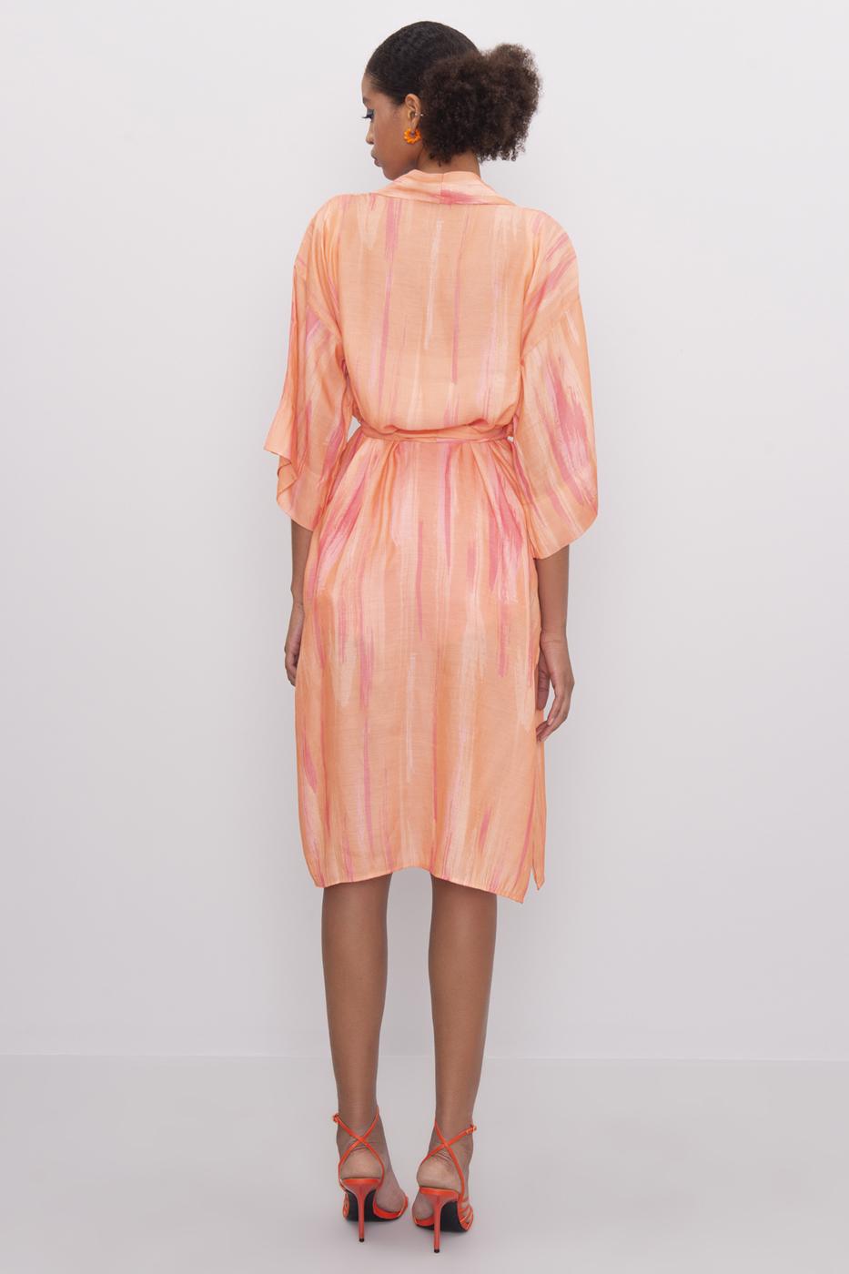 BSL Women Mini Kimono with Belt - Saint-Herblain