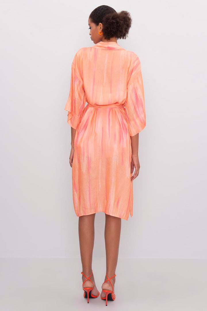BSL Women Mini Kimono with Belt - Saint-Herblain