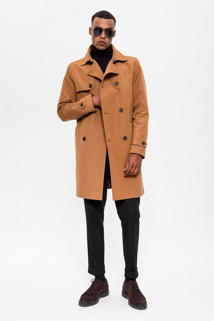 ANT Belted Double Breasted Trench Coat - Kardítsa
