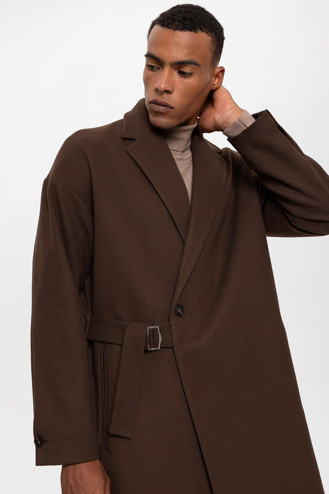 ANT Belted Oversize Men's Coat - Zaporizhzhia