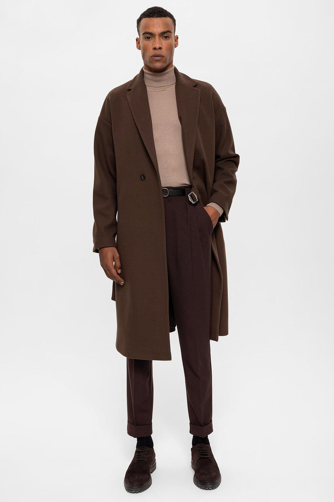 ANT Belted Oversize Men's Coat - Zaporizhzhia