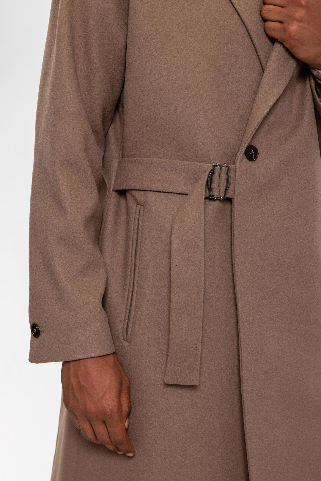 ANT Belted Oversize Men's Coat - Temple
