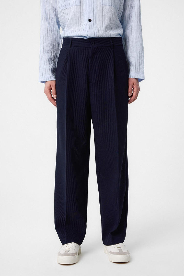 ANT Antioch Navy Blue Baggy Fit Men's Pants - Beverwijk