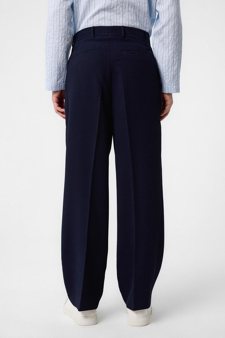 ANT Antioch Navy Blue Baggy Fit Men's Pants - Beverwijk