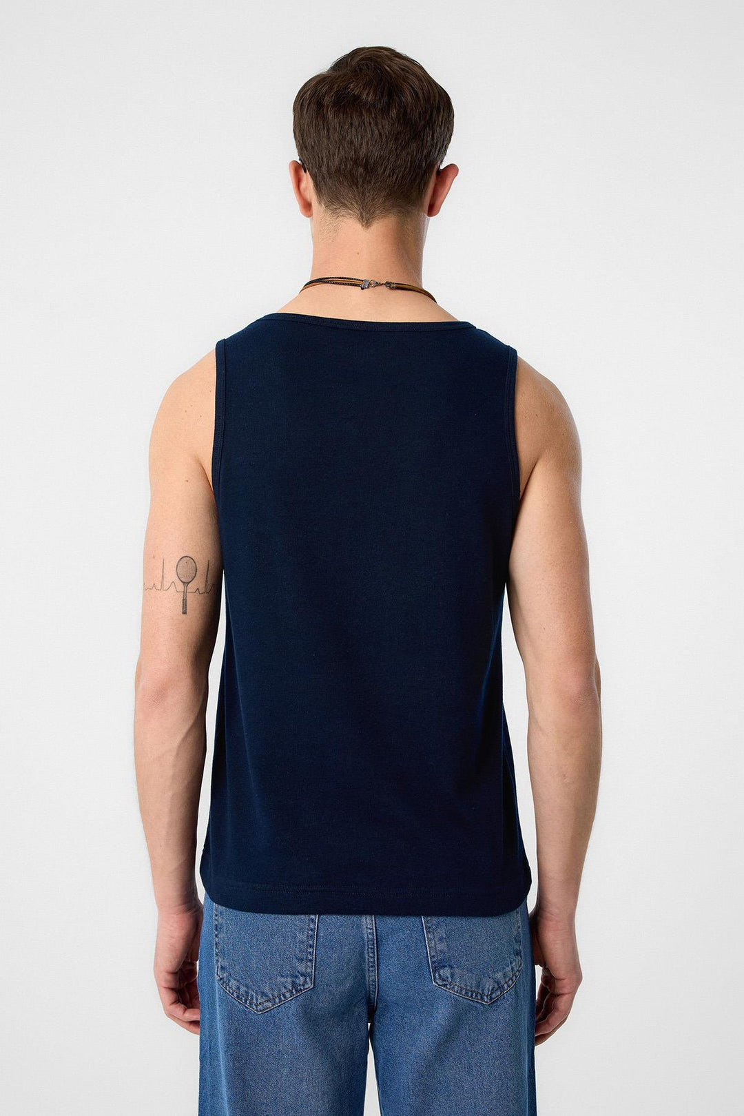 ANT Antioch Blue Basic Men's Tank Top - Kateríni