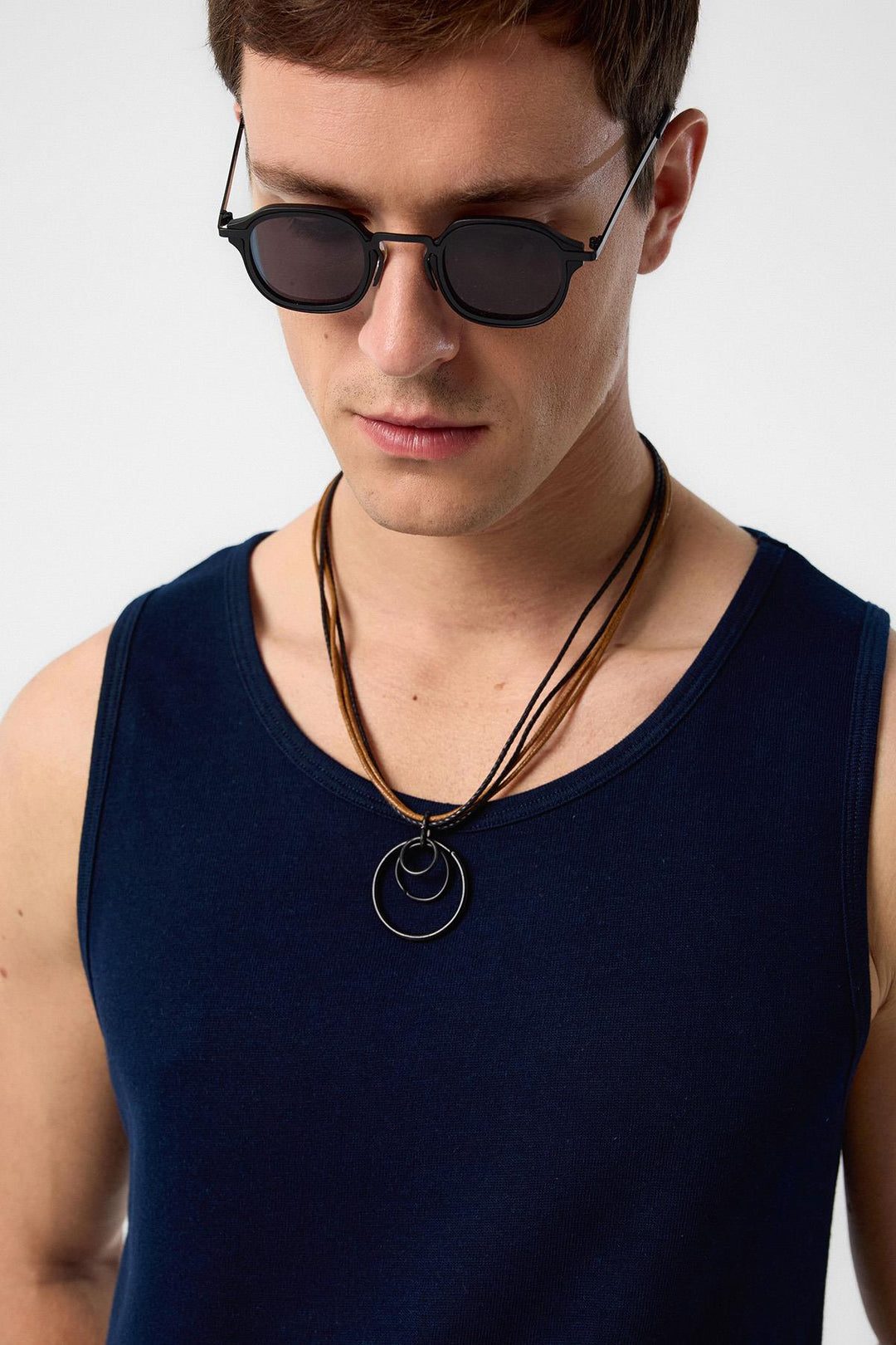 ANT Antioch Blue Basic Men's Tank Top - Kateríni