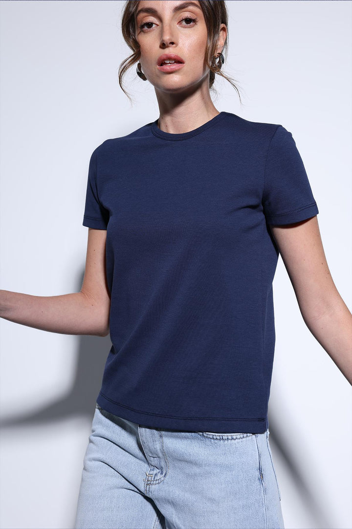 ANT Antioch Blue Basic Women's T-Shirt - Littleton