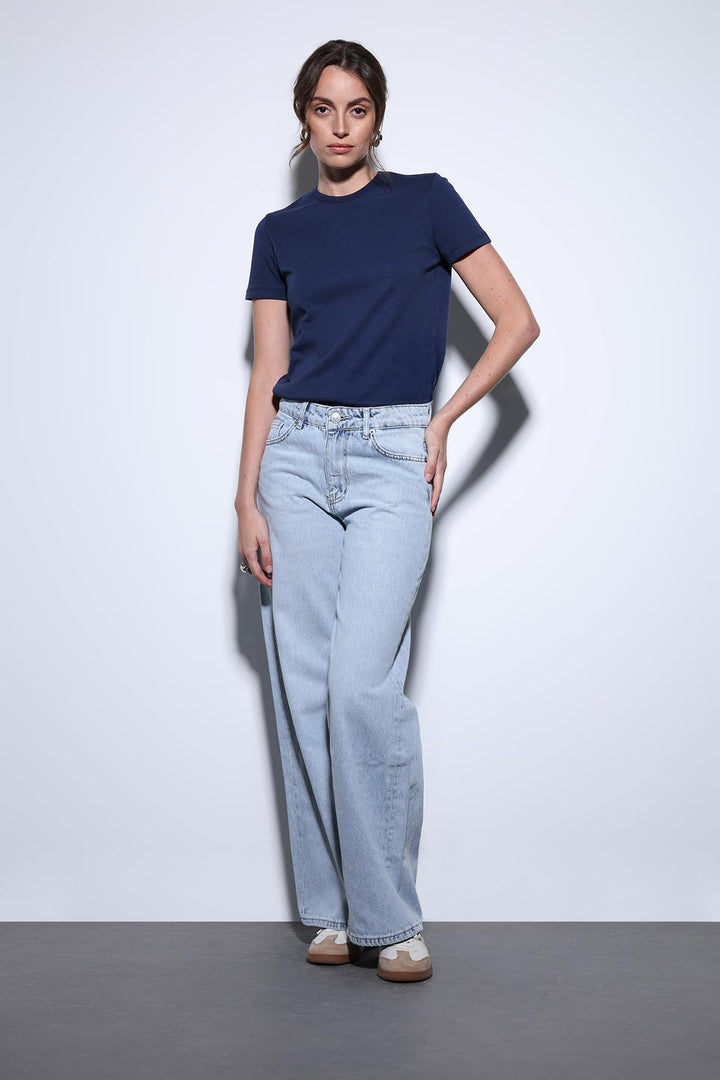 ANT Antioch Blue Basic Women's T-Shirt - Littleton