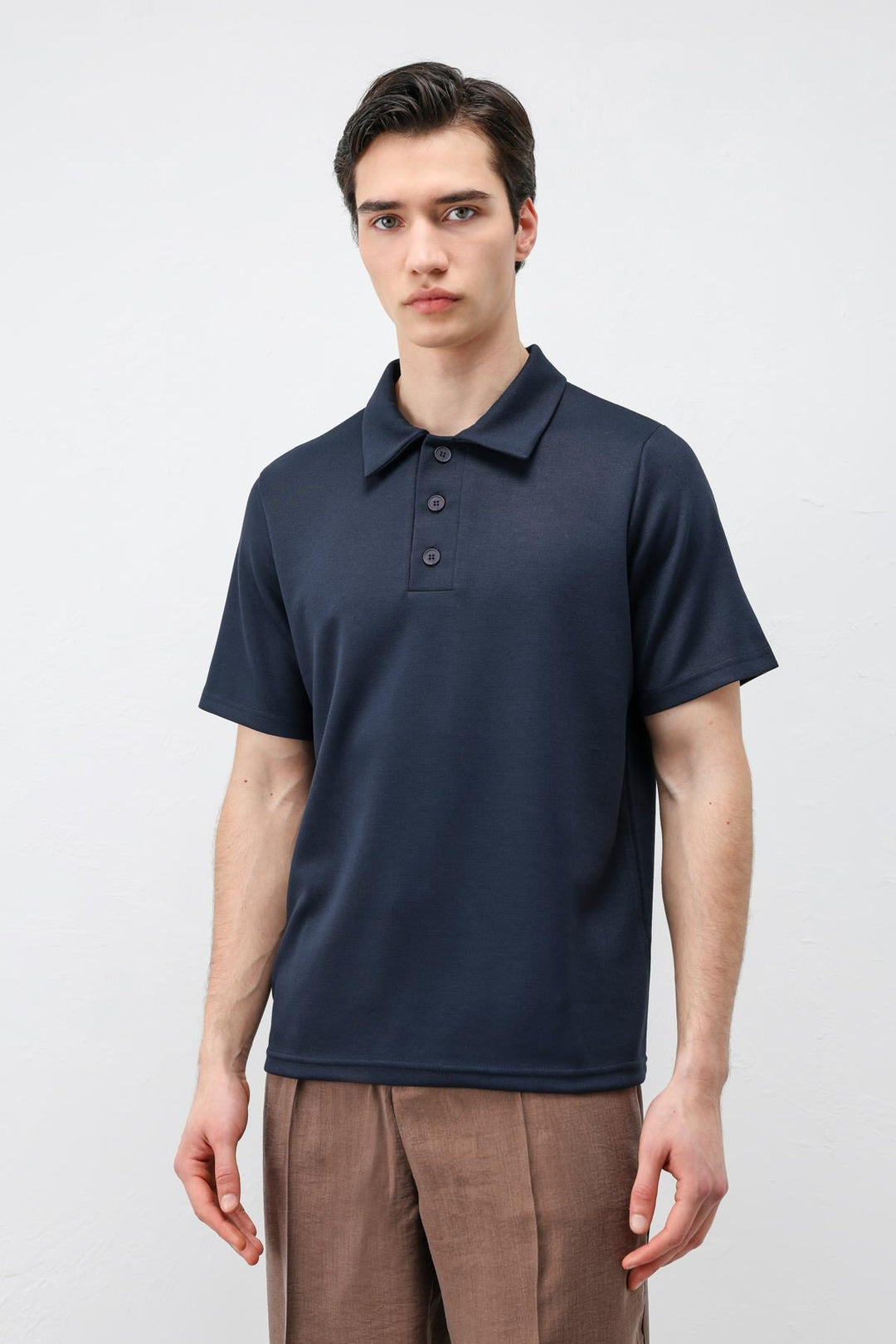 ANT Antioch Lacivert Basic Polo Yaka Erkek T-Shirt - Westminster