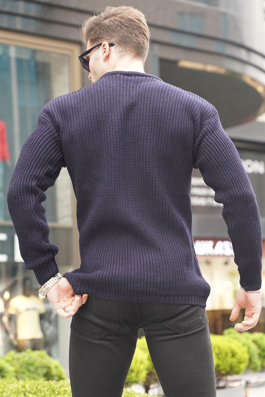 MDX Navy Basic Men's Sweater 5990 - Chillum