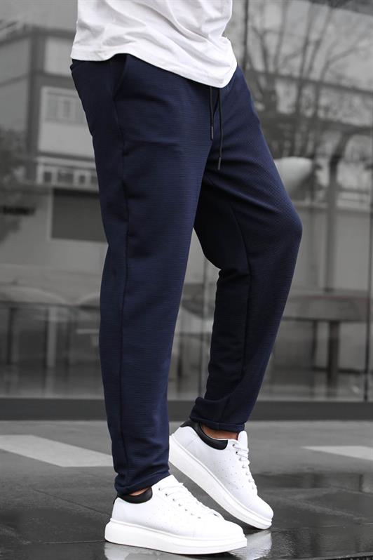 بنطال MDX Navy Basic Waffle Fabric للرجال 6509 - سيوداد جوزمان