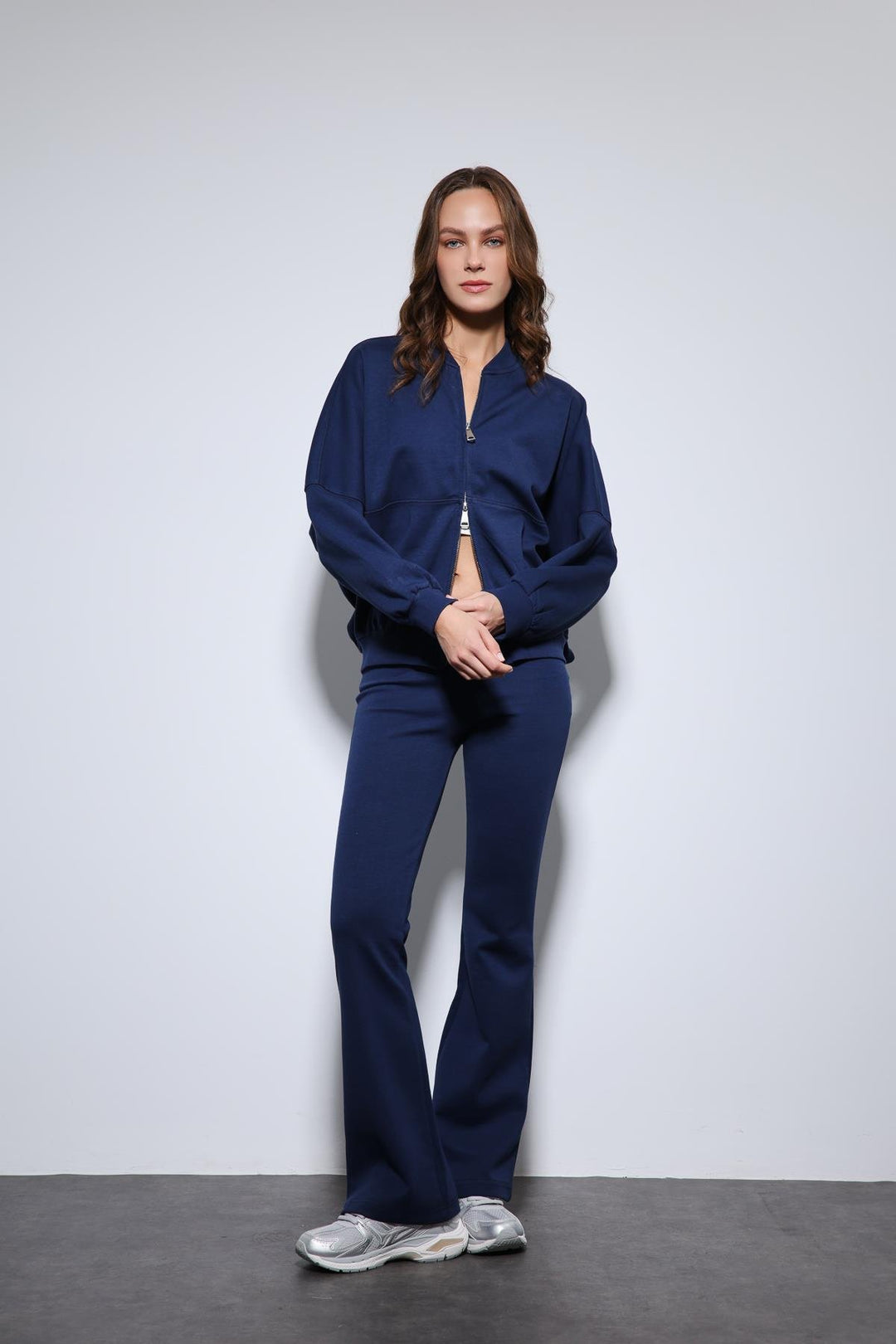 ANT Antioch Navy Blue Bomber Jacket and Spanish Hem Tracksuit - Stanton