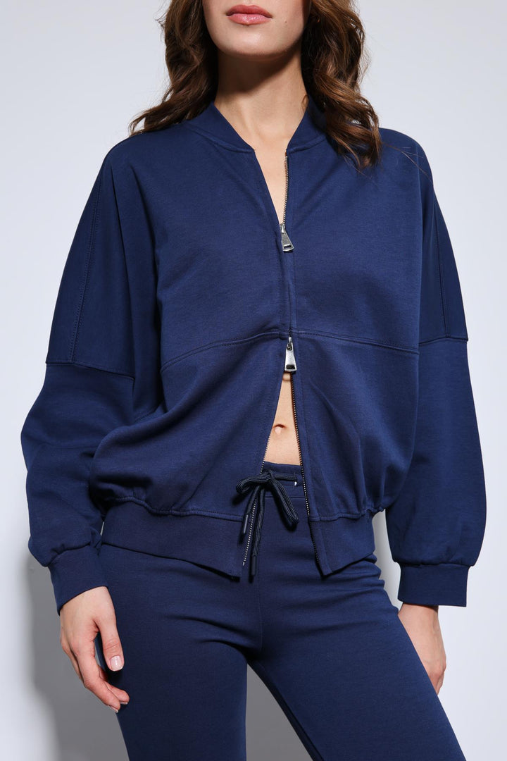 ANT Antioch Navy Blue Bomber Jacket and Spanish Hem Tracksuit - Stanton