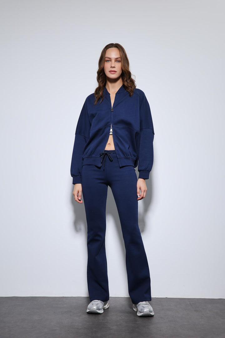 ANT Antioch Navy Blue Bomber Jacket and Spanish Hem Tracksuit - Stanton