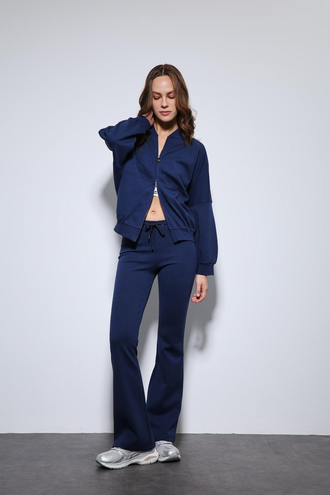 ANT Antioch Navy Blue Bomber Jacket and Spanish Hem Tracksuit - Stanton