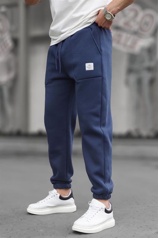 MDX Navy Blue Men's Basic Sweatpants with Pocket Detail 6522 - Tauranga