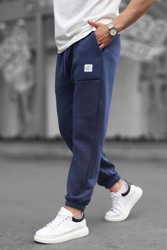 MDX Navy Blue Men's Basic Sweatpants with Pocket Detail 6522 - Tauranga