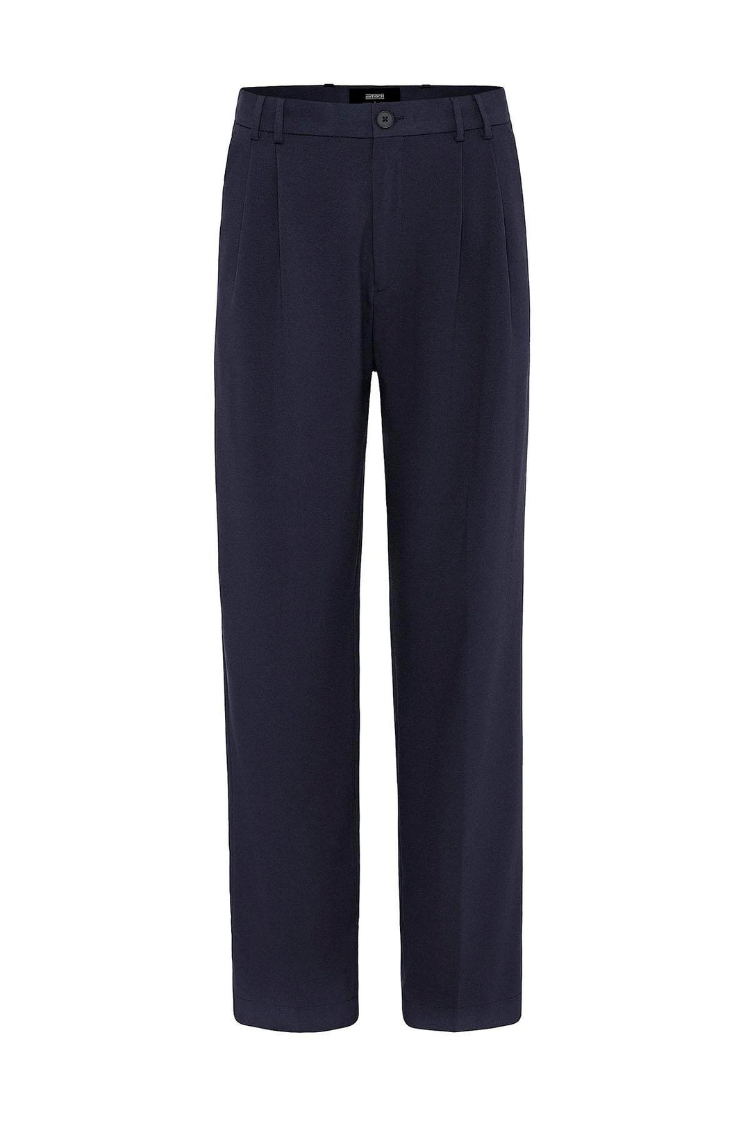 ANT Antioch Lacivert Çift Pileli Baggy Fit Erkek Pantolon - Choisy-le-Roi