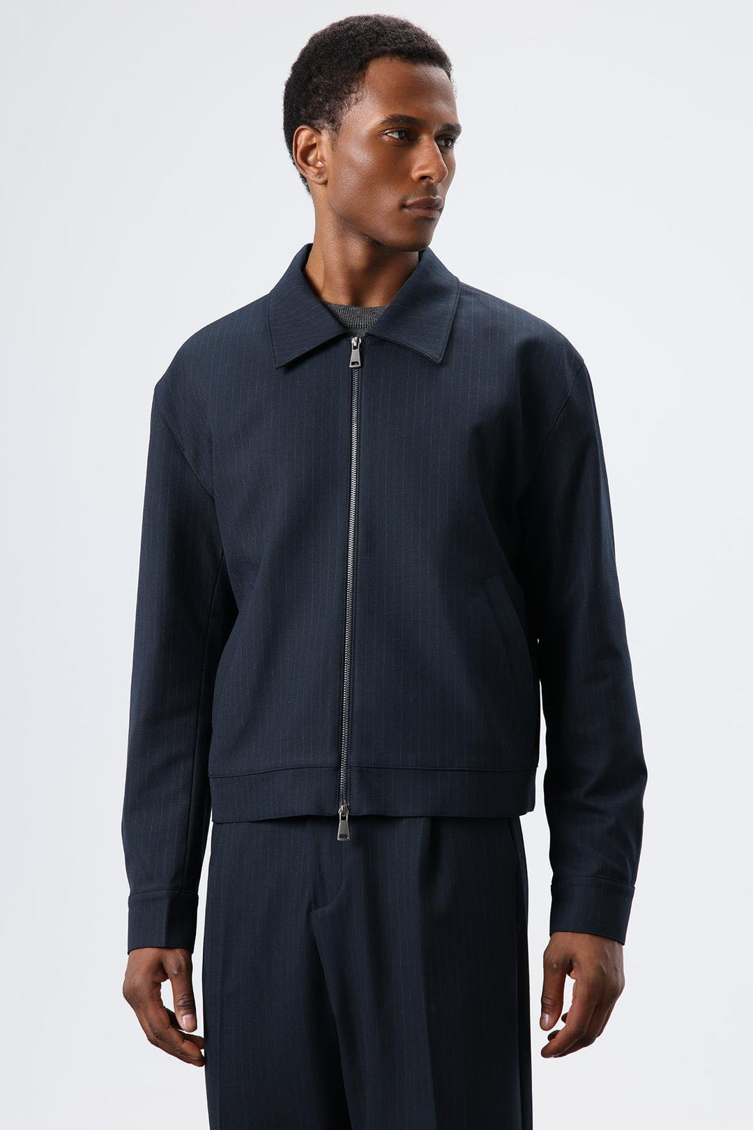 ANT Antioch Blue Striped Seasonal Men's Jacket - Downey