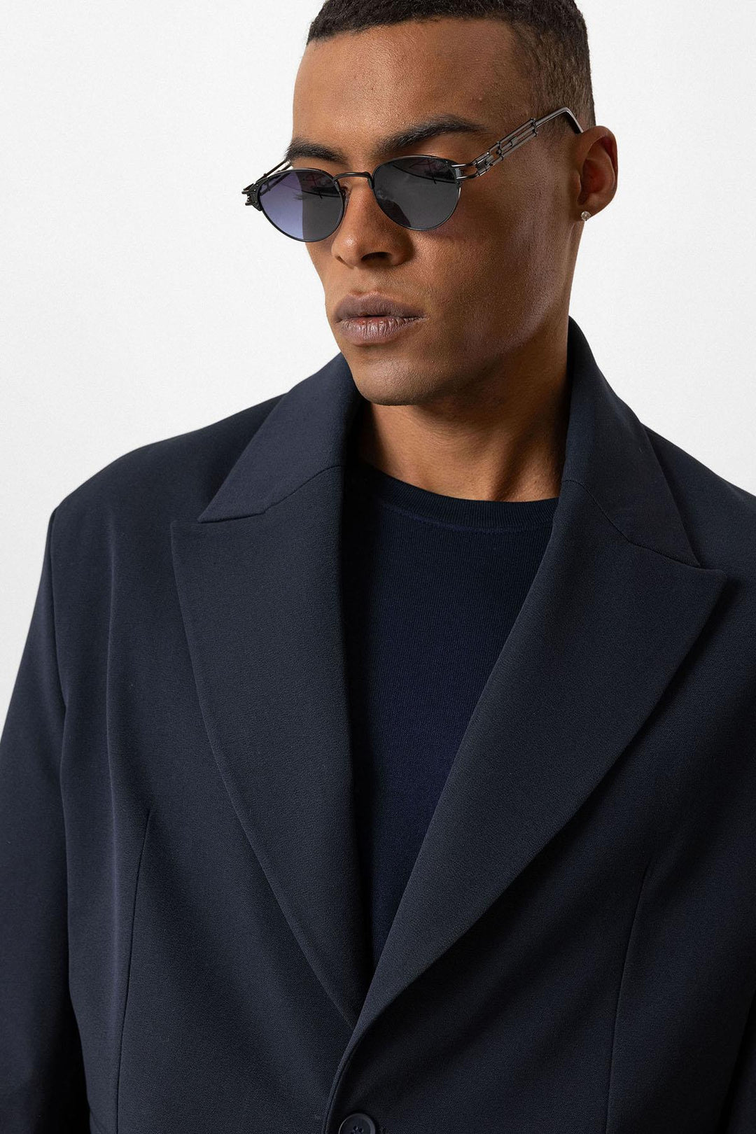 ANT Antioch Lacivert Crop Fit Erkek Blazer Ceket - Alkmaar