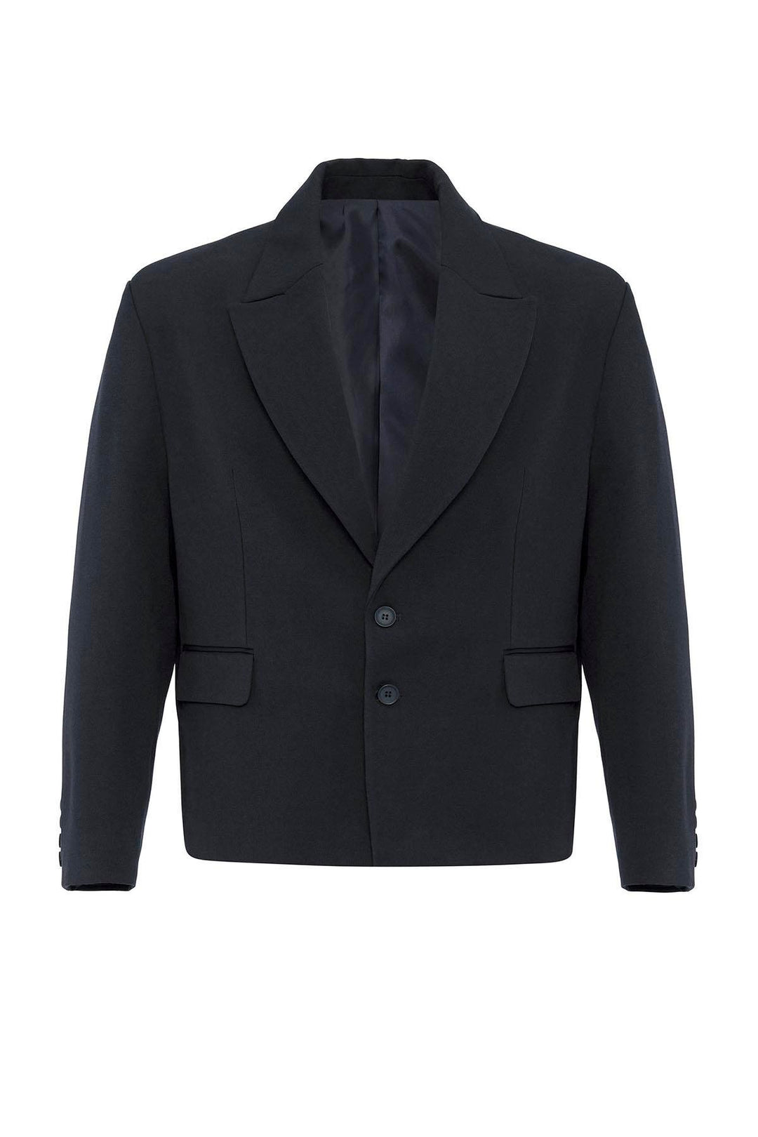 ANT Antioch Lacivert Crop Fit Erkek Blazer Ceket - Alkmaar
