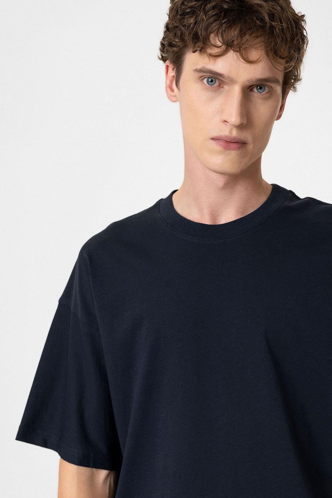ANT Antioch Navy Blue Crop Fit Men's T-Shirt - Westminster