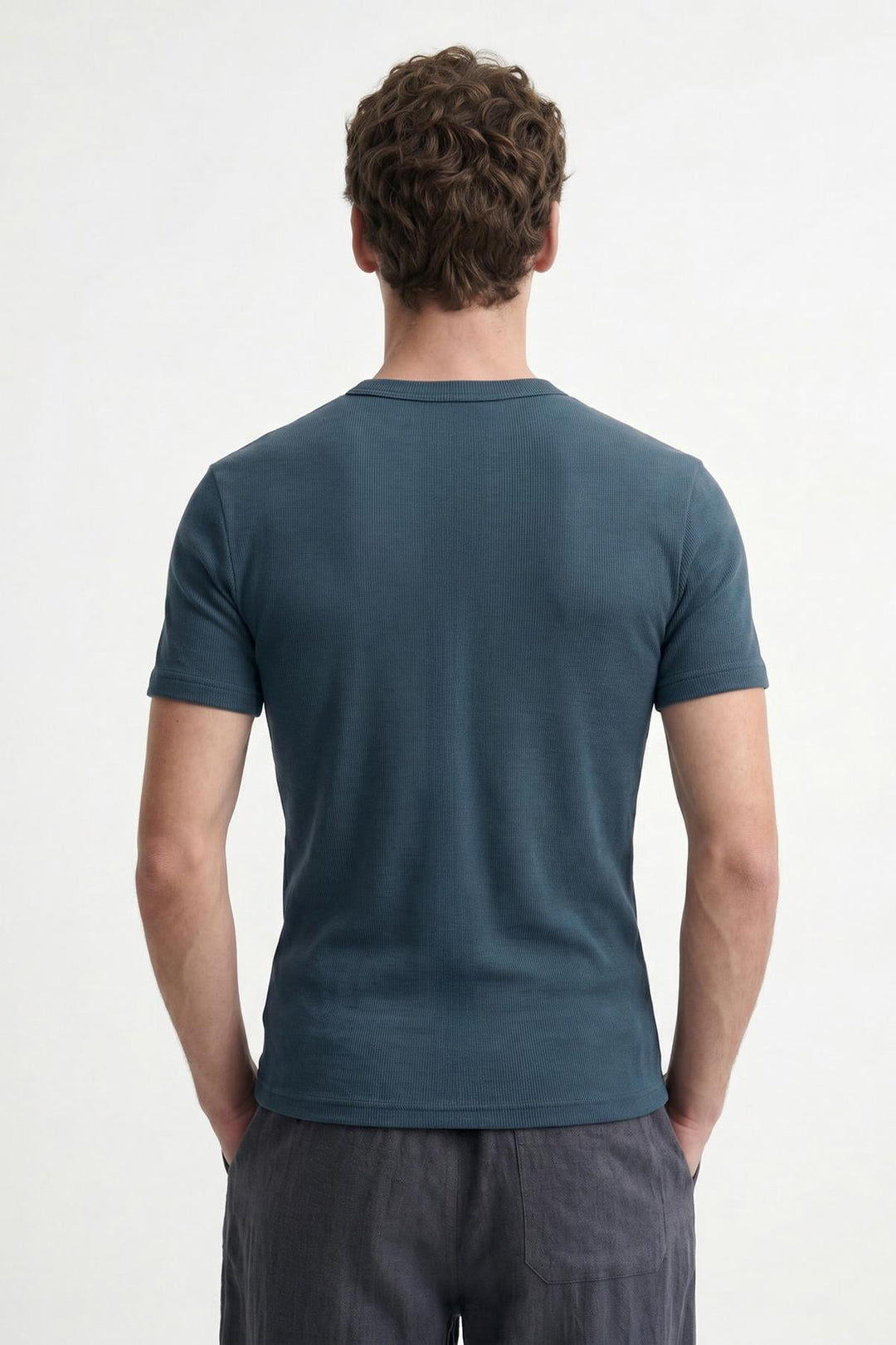 ANT Antioch Lacivert Dokulu Erkek T-Shirt - Wood Buffalo