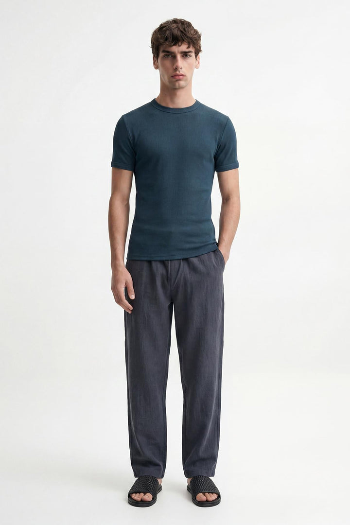 ANT Antioch Lacivert Dokulu Erkek T-Shirt - Wood Buffalo