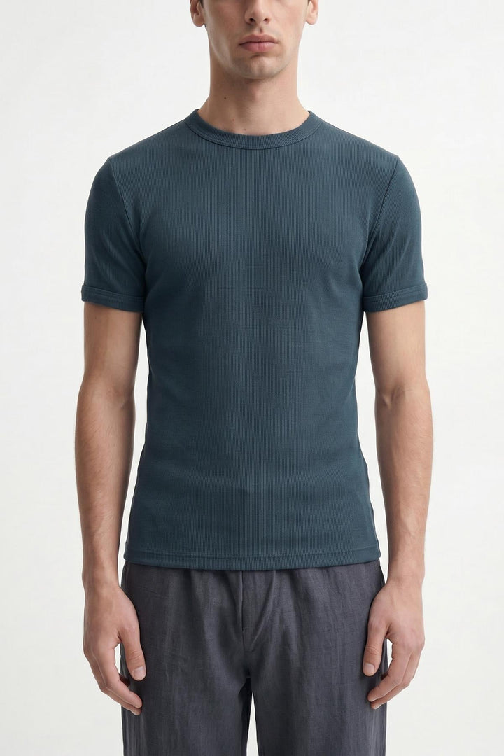 ANT Antioch Lacivert Dokulu Erkek T-Shirt - Wood Buffalo