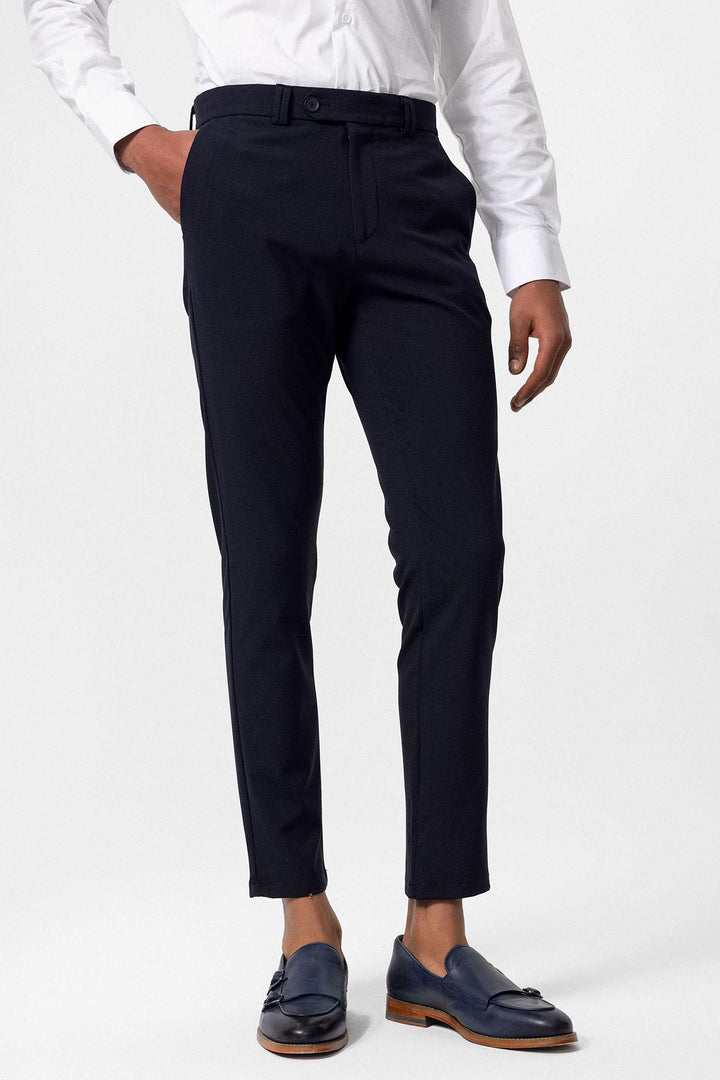 ANT Antioch Lacivert Erkek Slim Fit Kumaş Pantolon - Grand Prairie