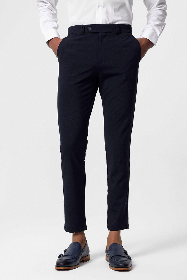 ANT Antioch Lacivert Erkek Slim Fit Kumaş Pantolon - Grand Prairie