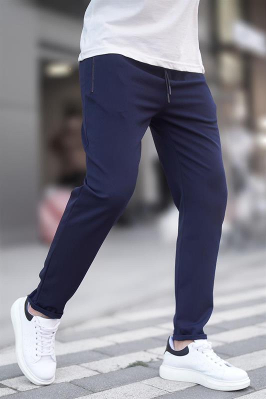 MDX Navy Blue Zipper Detail Men's Pants 6520 - Germantown
