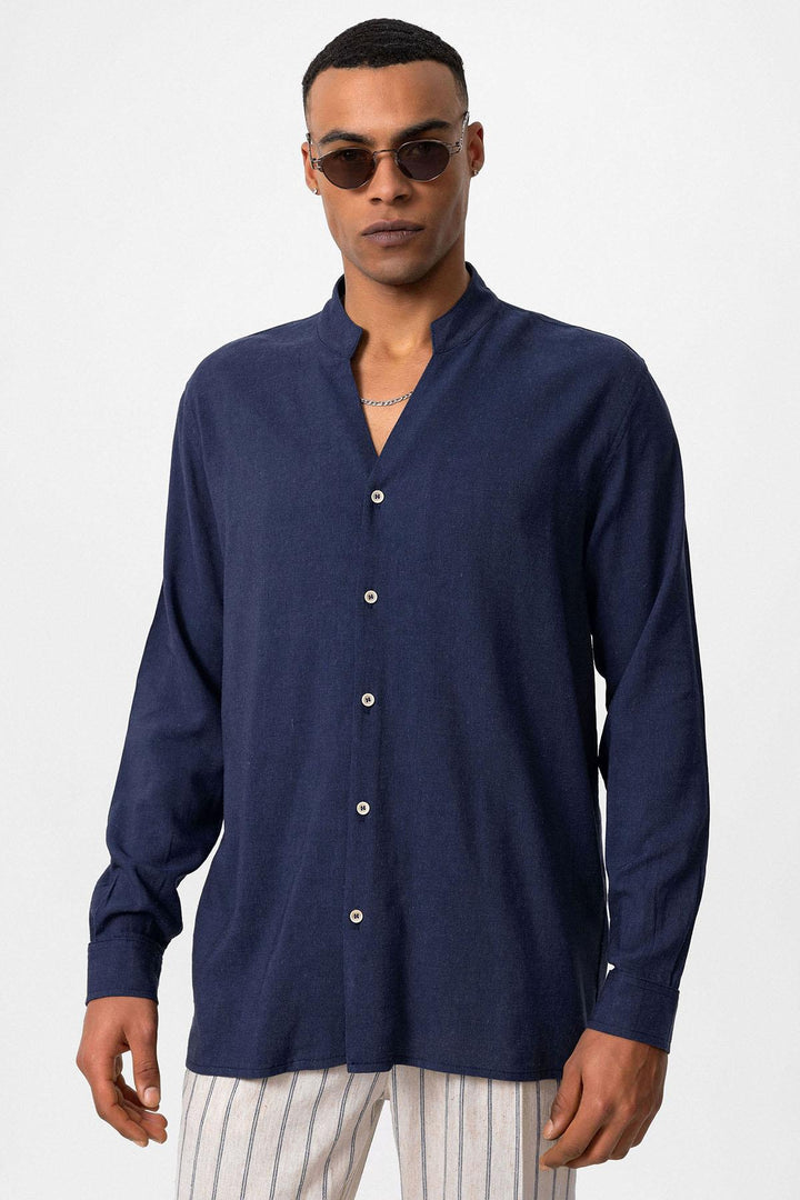 ANT Judge Collar Long Sleeve Men's Shirt - Ostend