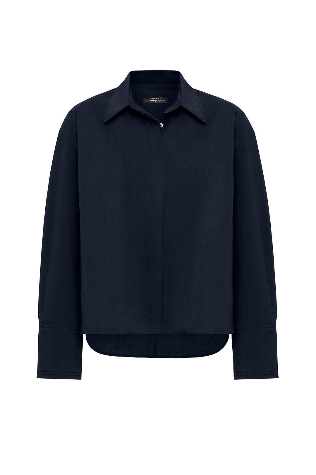 ANT Antioch Blue Women's Basic Poplin Shirt - Graz