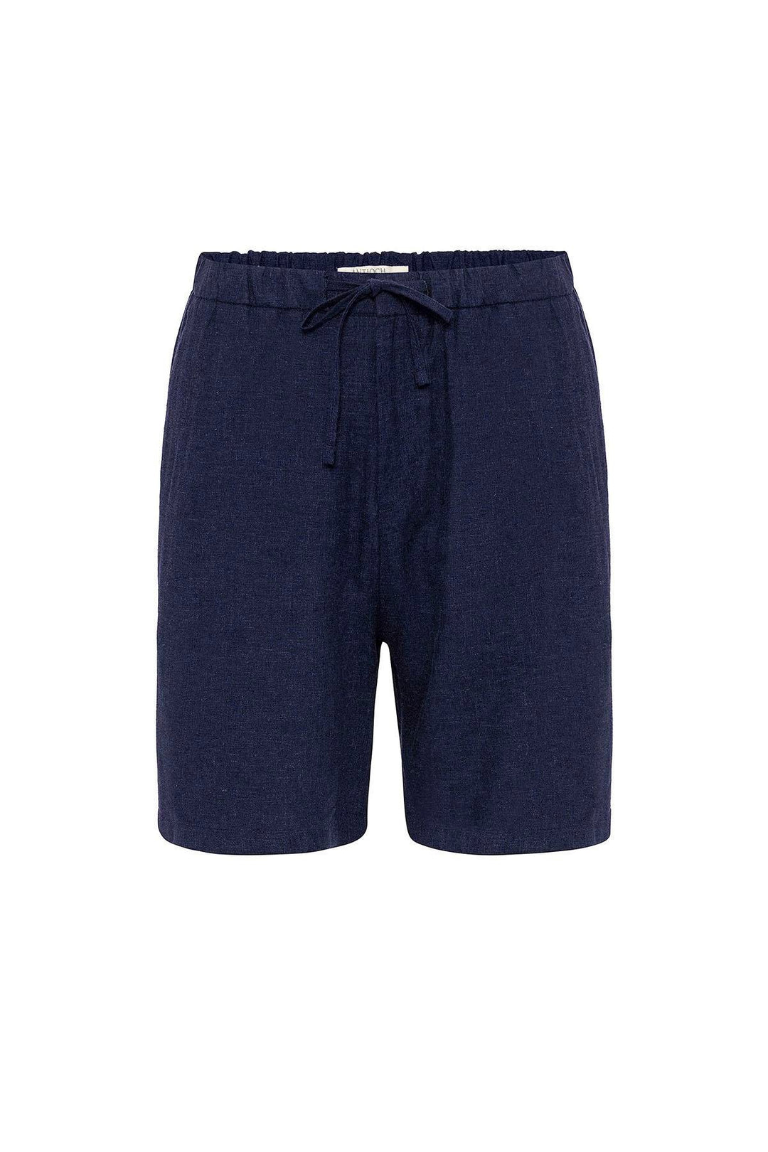 ANT Antioch Navy Linen Blend Men's Shorts - Stockport