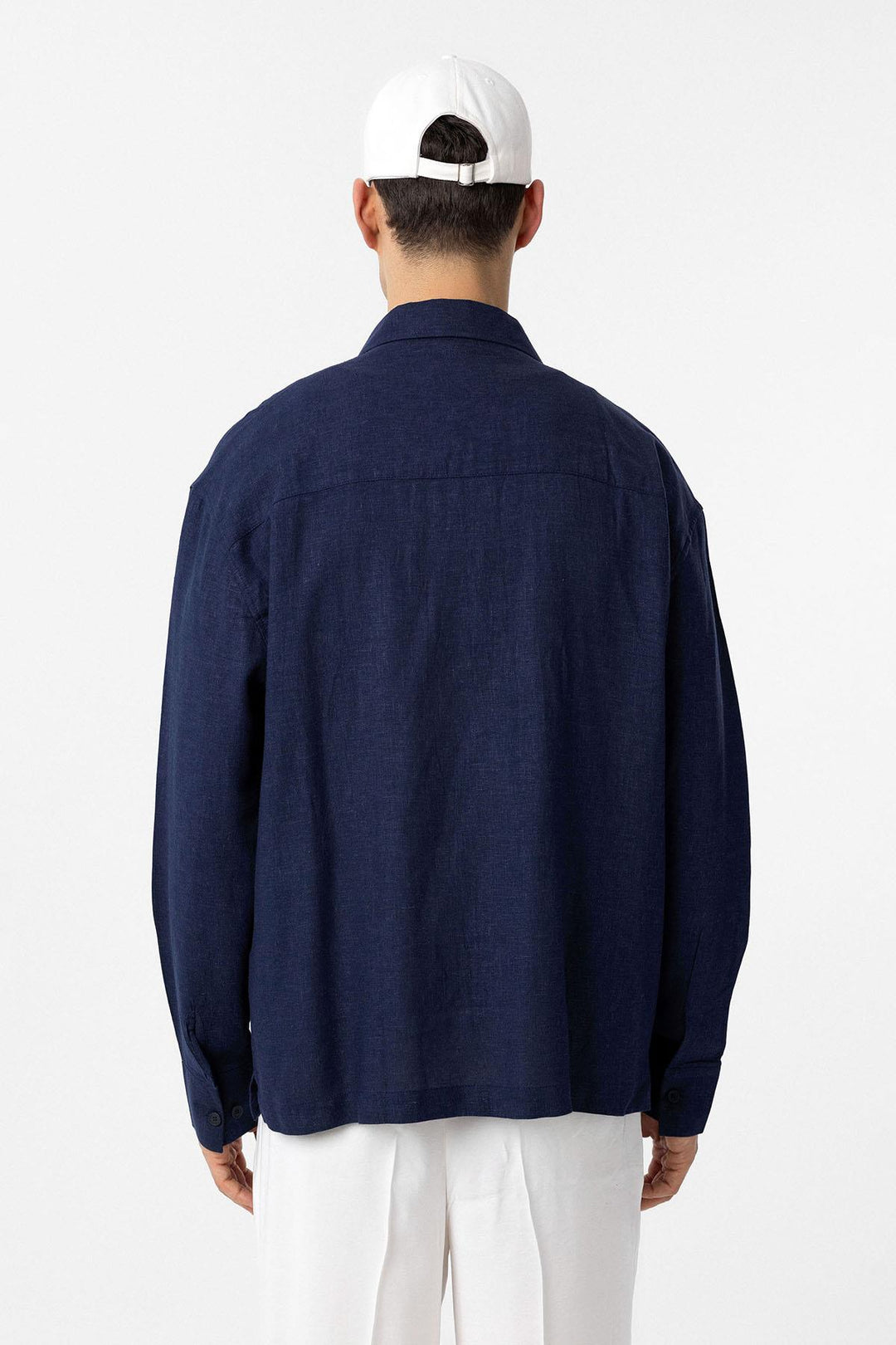 ANT Antioch Blue Linen Blend Relax Fit Men's Shirt - Bilhorod-Dnistrovskyi
